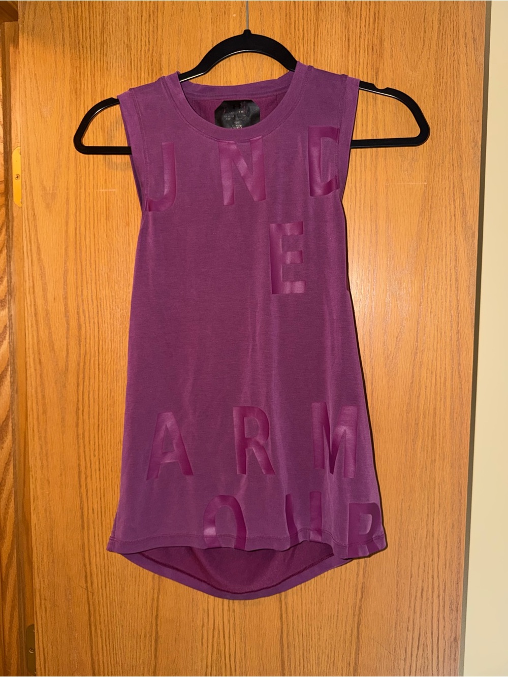 Under Armour Plum Purple Sleeveless Logo Tank